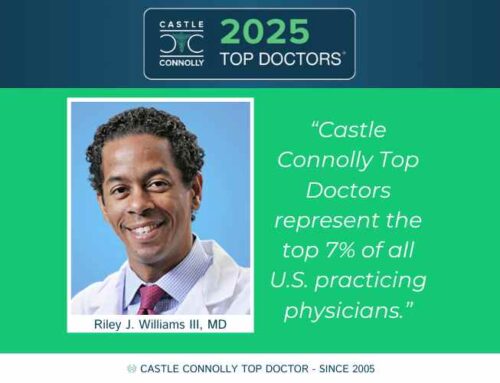 Dr. Riley J. Williams Named as a Castle Connolly Top Doctor 2025!
