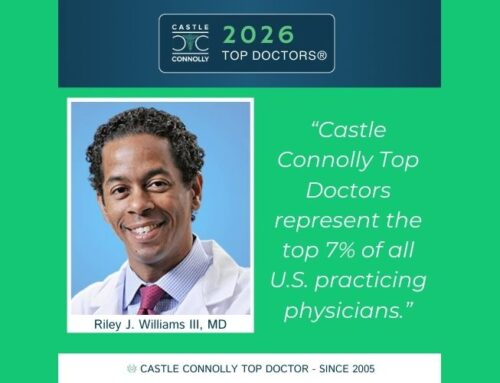 Dr. Riley J. Williams Named a Castle Connolly Top Doctor for 2026